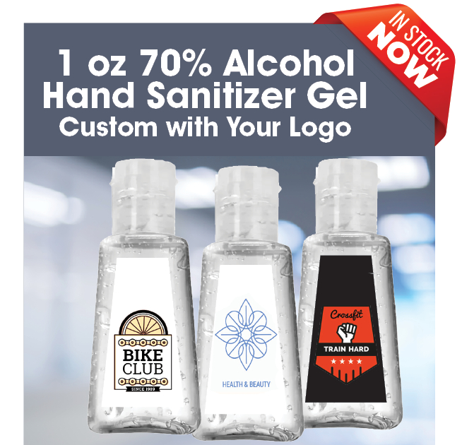 Hand Sanitizer Gel  - custom business cards